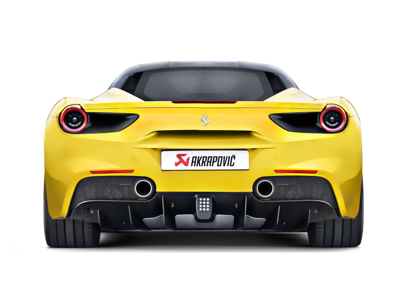 Akrapovic Akrapovic 16-17 Ferrari 488 GTB/488 Spyder Slip-On Line (Titanium) w/ Carbon Tips