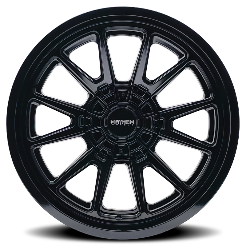 Mayhem 8116 Intrepid 20x9 / 8x170 BP / 0mm Offset / 125.2mm Hub Gloss Black Wheel