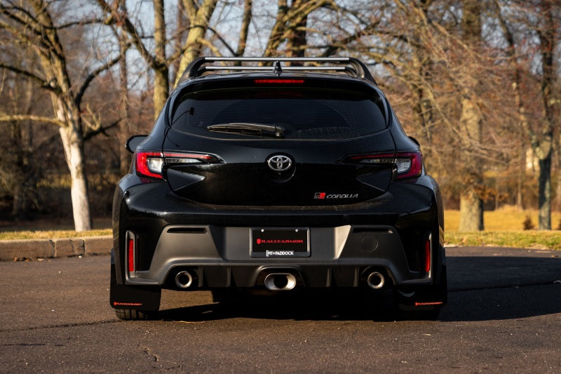 Rally Armor 23-26 Toyota GR Corolla Black UR Mud Flap w/Red Logo