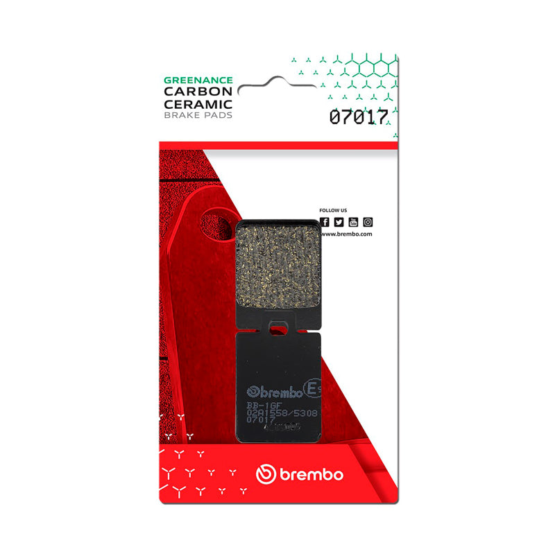 Brembo Powersports Brembo Piaggio Storm/Piaggio Tph/Piaggio Zip/Piaggio Typhoon Carbon Ceramic Brake Pad - Front