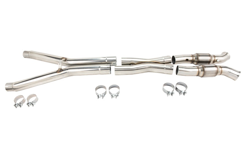 Kooks Headers Kooks 09-13 Chevrolet Corvette C6 LS2/LS3 6.0L/6.2L 3in x 3in Catted SS X-Pipe Conn to 2.5in OEM Exh