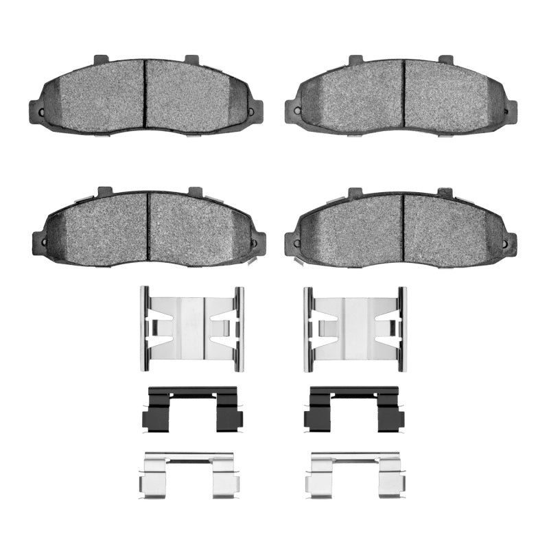 R1 Concepts R1 97-04 Ford F-150 RWD Front Semi Met Pads & Hardware Kit