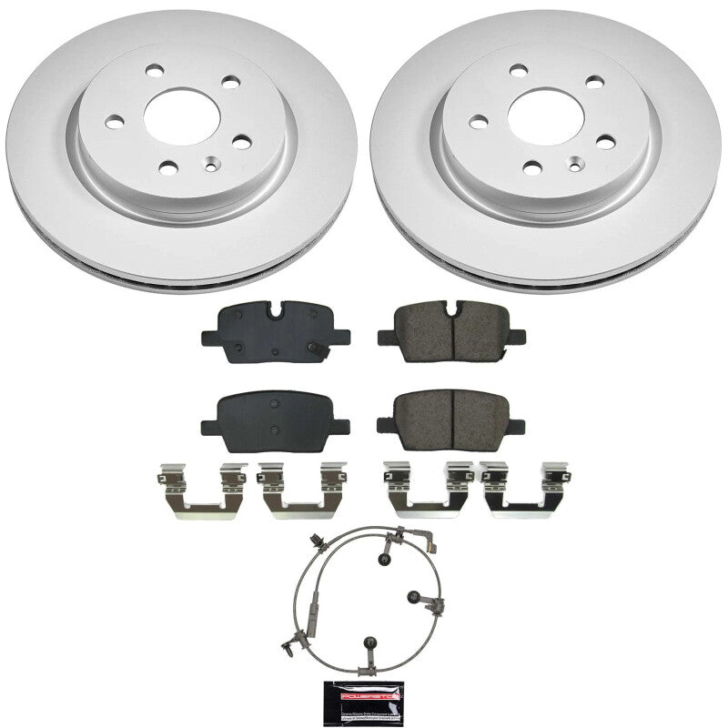 PowerStop Power Stop 20-21 Cadillac CT5 Rear Z17 Coated Brake Kit