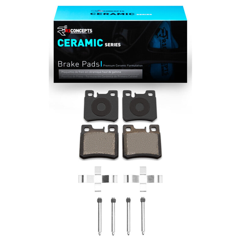 R1 Concepts R1 1987-2000 Mercedes-Benz SL320 Rear R1 Ceramic Pads & Hardware Kit