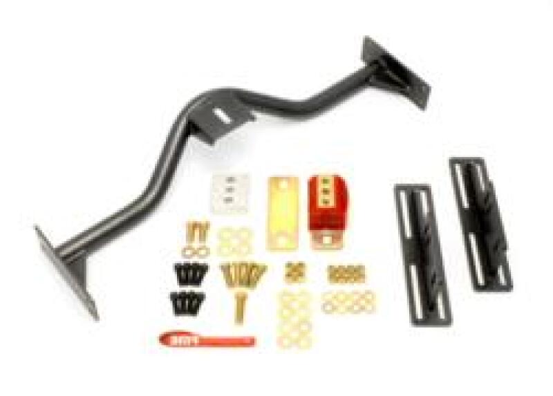 BMR Suspension BMR 67-69 1st Gen F-Body Transmission Conversion Crossmember TH350/PG/700R4/4L60E - Black Hammertone