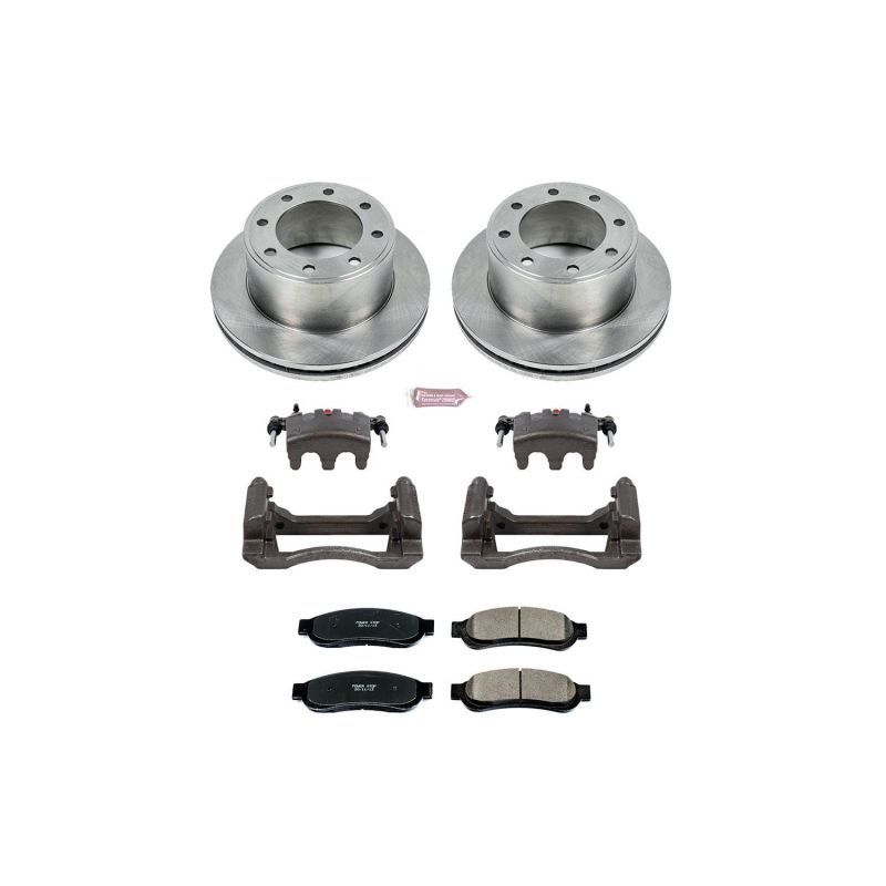 PowerStop Power Stop 10-12 Ford F-350 Super Duty Rear Autospecialty Kit w/Cals