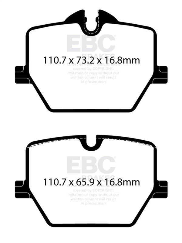 EBC 2021+ BMW G20 3-Series Bluestuff Rear Brake Pads