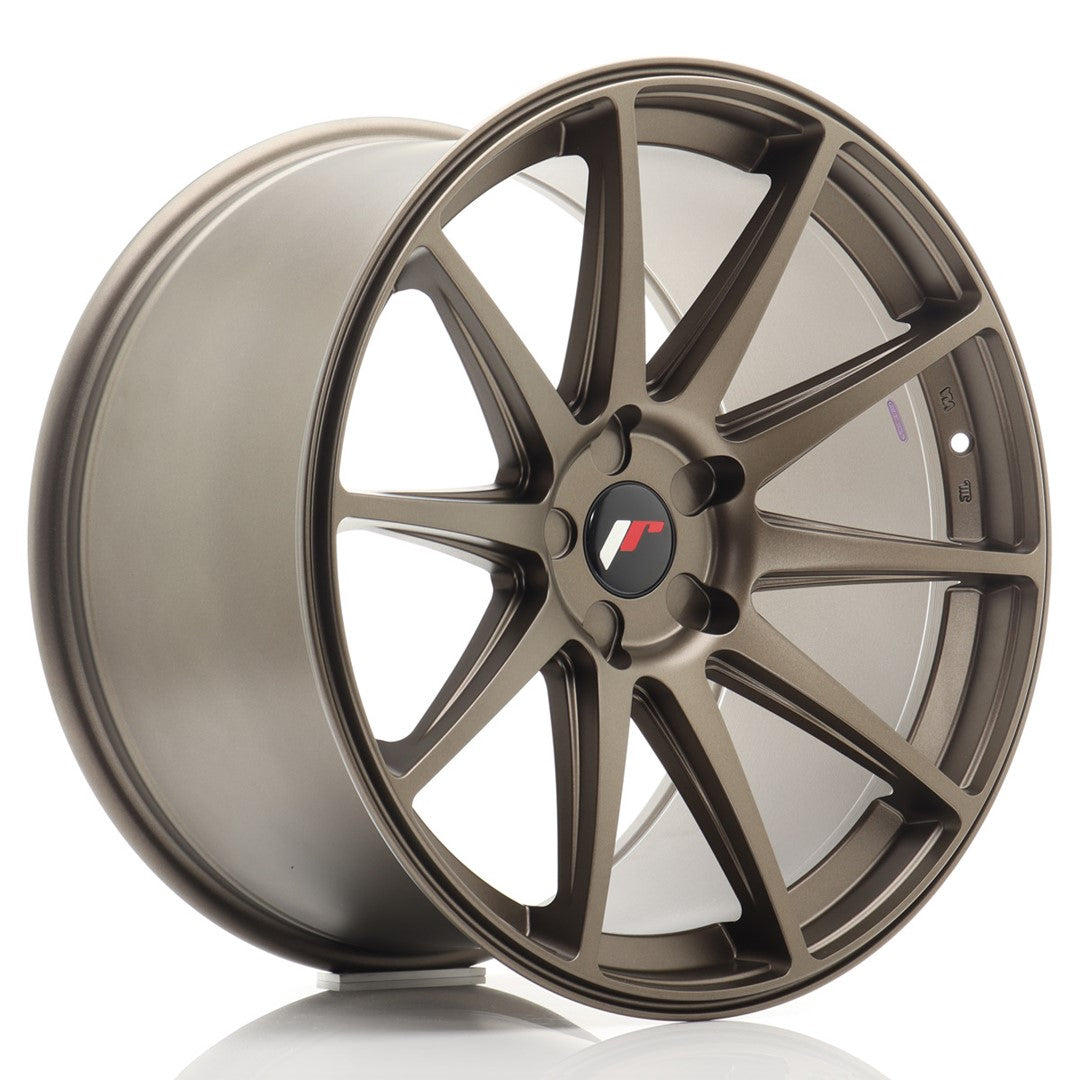 JR Wheels JR112011F25X3074MBZ - JR11 20x11 ET30-52 5H BLANK Matt Bronze