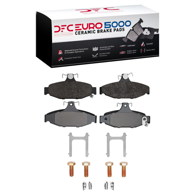 DFC 85-97 Chevrolet Camaro Rear Euro 5000 Ceramic Brake Pads and Hardware Kit