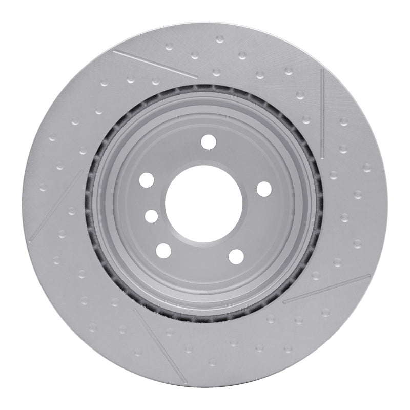DFC 06-13 BMW 330i Rear GeoSPEC Coated Rotor - Dimpled and Slotted