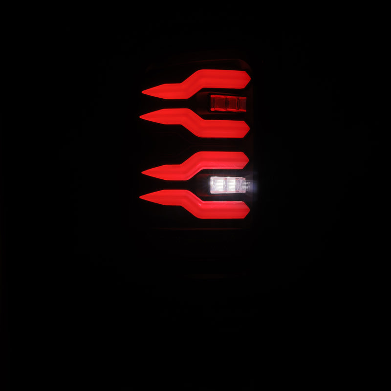 AlphaRex 94-01 Dodge Ram 1500/2500/3500 LUXX-Series LED Tail Lights - Black