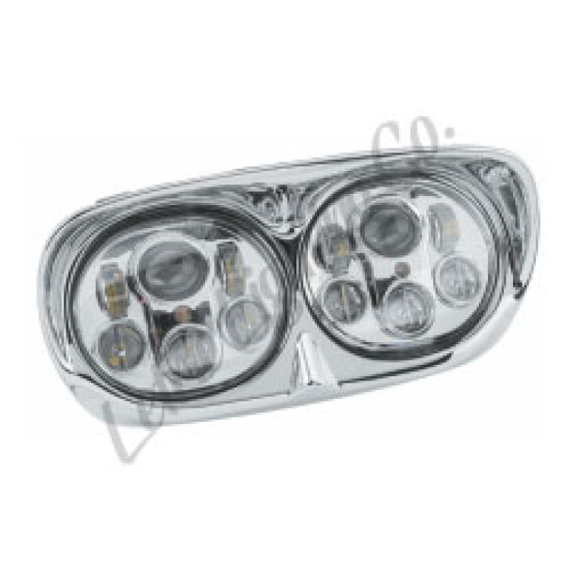 Letric Lighting LED Headlight Dual 5.75in Chrome