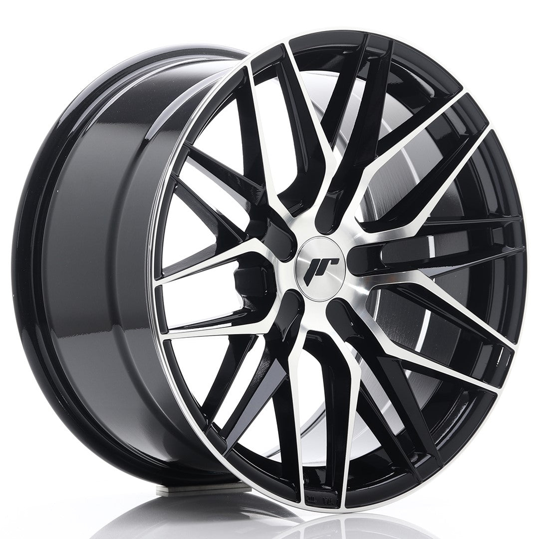 JR Wheels JR2818955X2074GBM - JR28 18x9,5 ET20-40 5H BLANK Gloss Black Machined Face