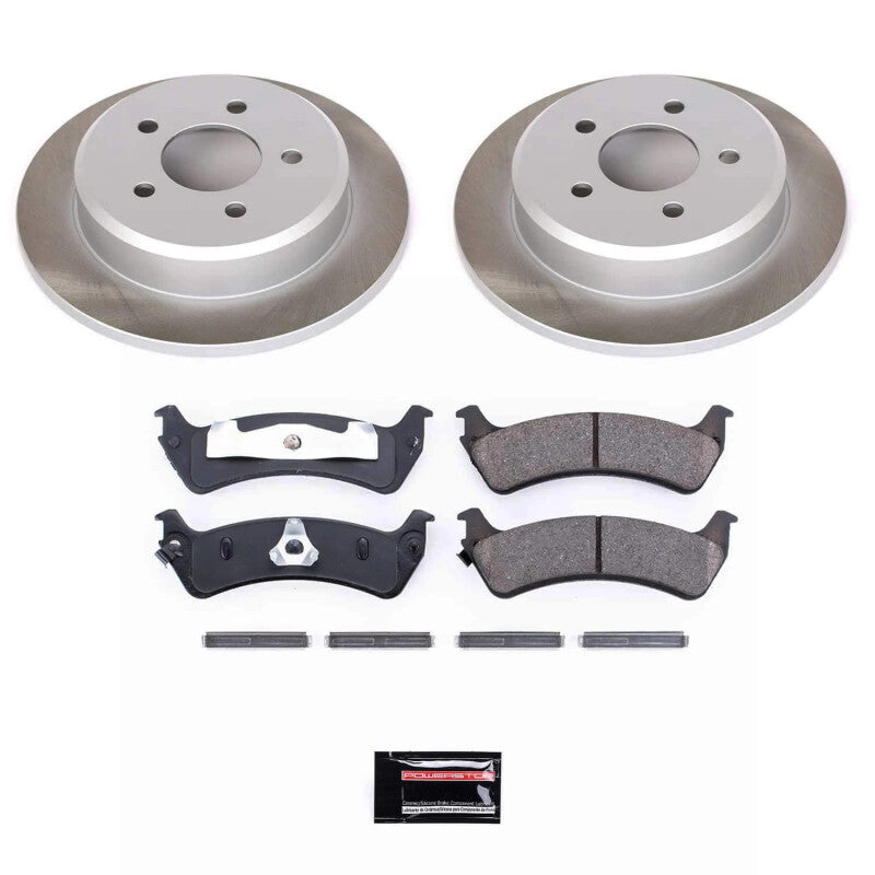 PowerStop Power Stop 01-02 Ford Explorer Sport Rear Semi-Coated Rotor Kit