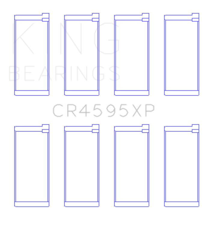 King Engine Bearings King Alfa Romeo Alfa/Alfetta/Giulia/Spider/Sport/Sprint (Size STD) Performance Rod Bearing Set