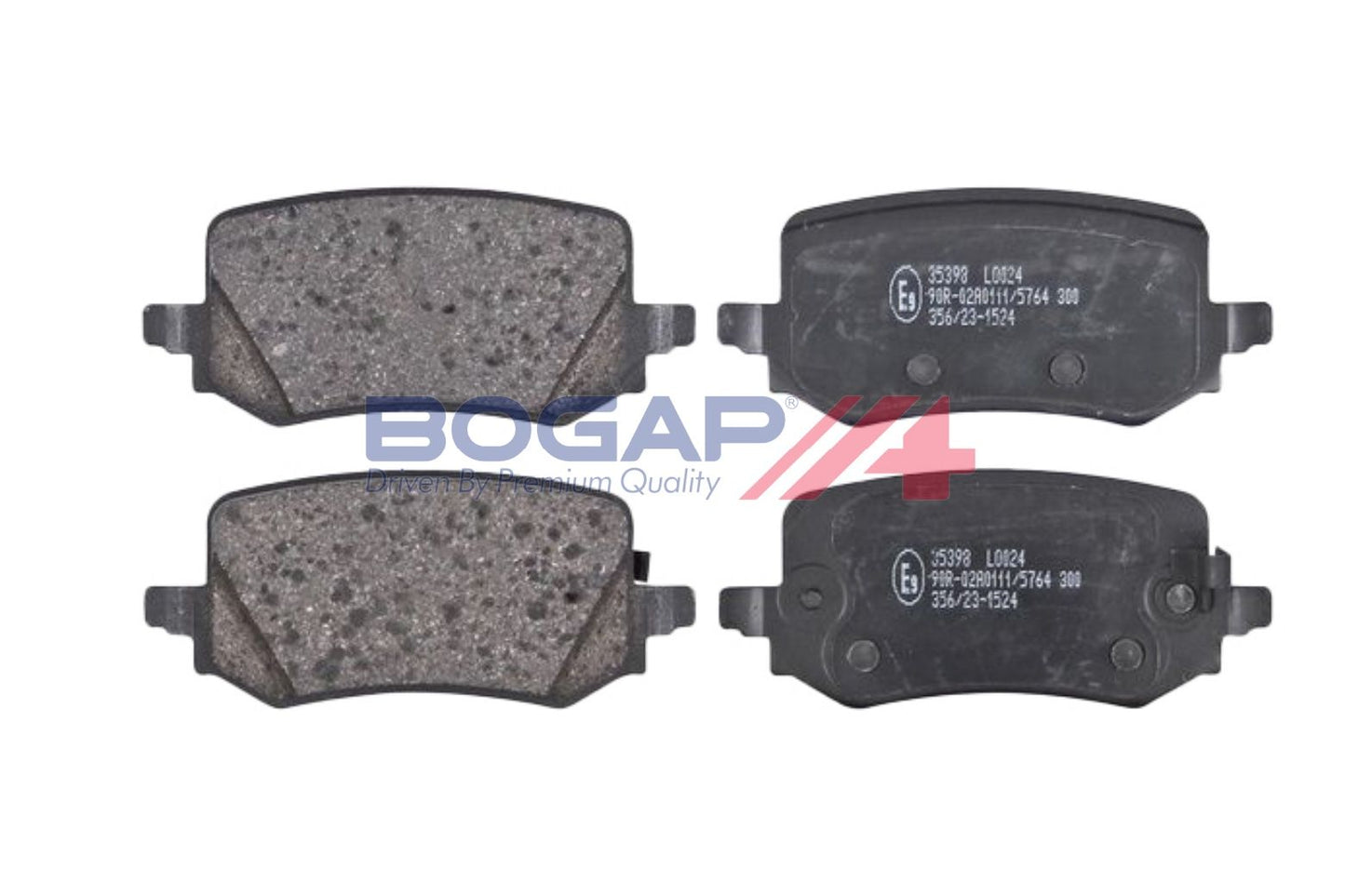 BOGAP Y8210274 Brake Pad Set, Disc Brake