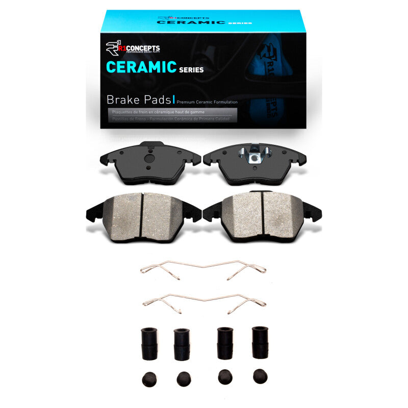 R1 Concepts R1 05-19 Volkswagen Beetle Front Ceramic Brake Pads & Hardware Kit