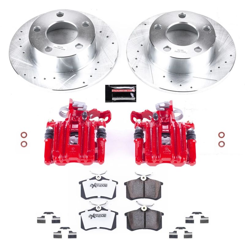 PowerStop Power Stop 98-04 Audi A6 Rear Z26 Street Warrior Brake Kit w/Calipers