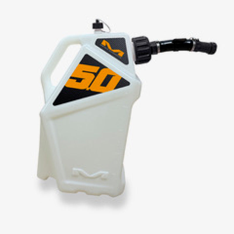 Matrix Concepts M5 0.5 Gallon Utility Can White-Orange