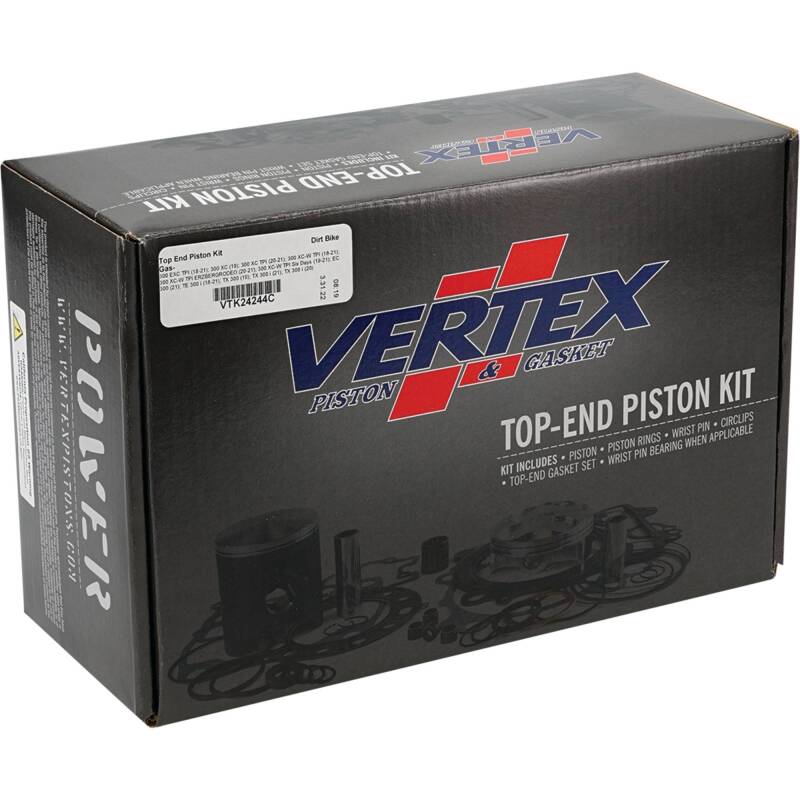 Vertex Pistons Vertex Piston 18-22 KTM 300 EXC TPI 300cc Top End Piston Kit