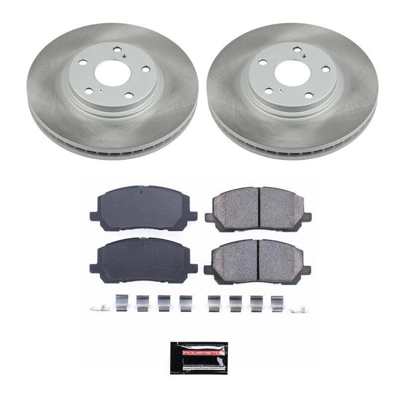 PowerStop Power Stop 01-07 Toyota Highlander Front Semi-Coated Rotor Kit