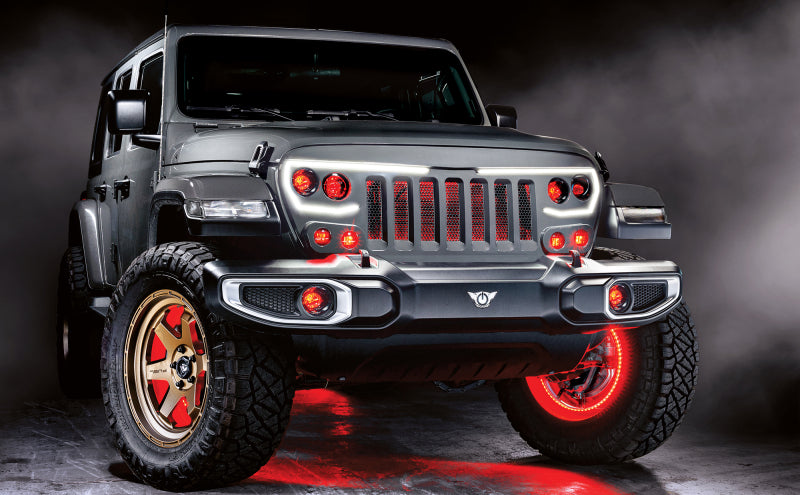 ORACLE Lighting Oracle VECTOR Grille Demon Eye Projector Conversion Kit - ColorSHIFT w/o Controller