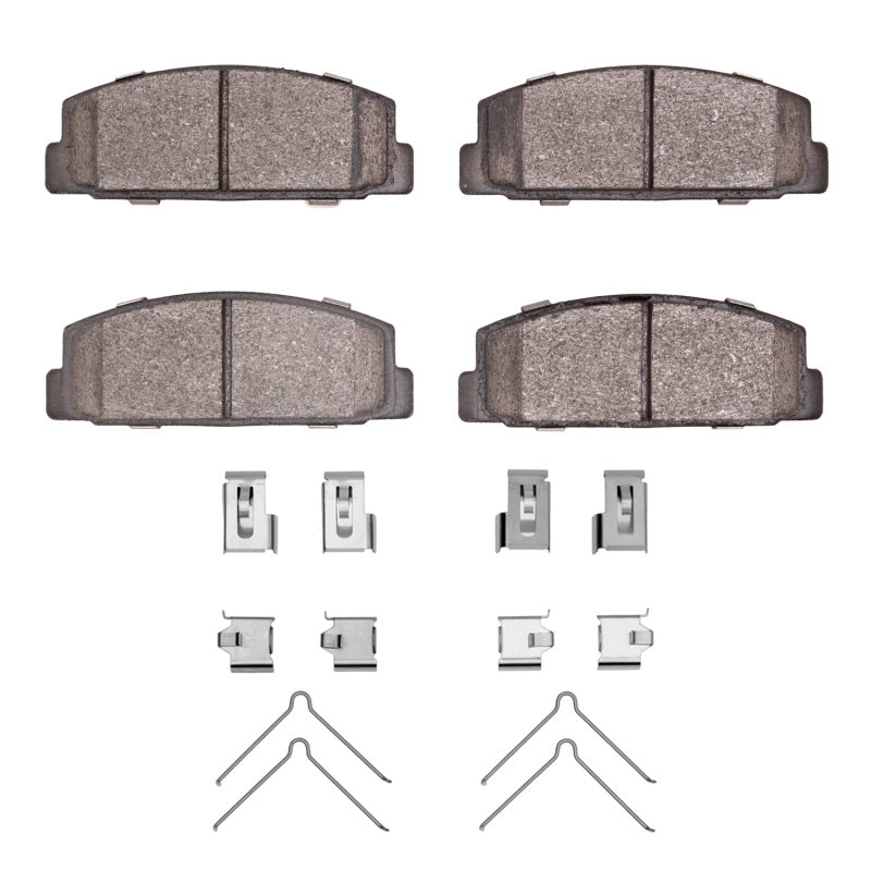 R1 Concepts R1 78-83 Dodge Challenger Rear Semi Met Pads & Hardware Kit