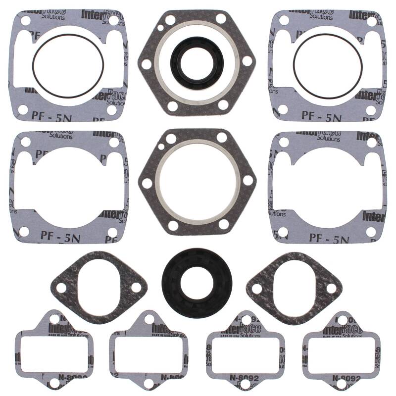 Vertex Pistons Vertex Gaskets JLO-Cuyuna 2F400/2 6 Bolt Head FC/2 Complete Gasket Kit w/ Oil Seals