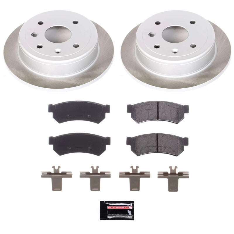PowerStop Power Stop 07-08 Suzuki Reno Rear Semi-Coated Rotor Kit