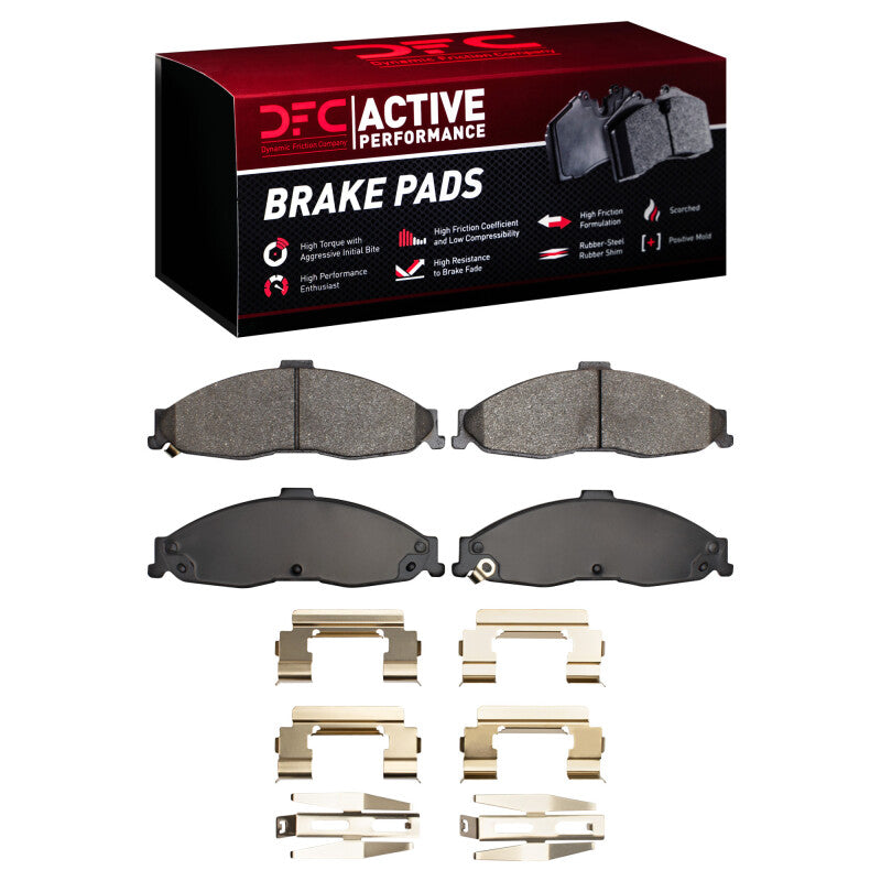 DFC 98-02 Chevrolet Camaro Front Active Performance Pads and Hardware Kit