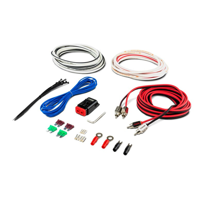 DS18 Marine Amplifier Installation Kit 8-GA 100% Copper Tinned Wire