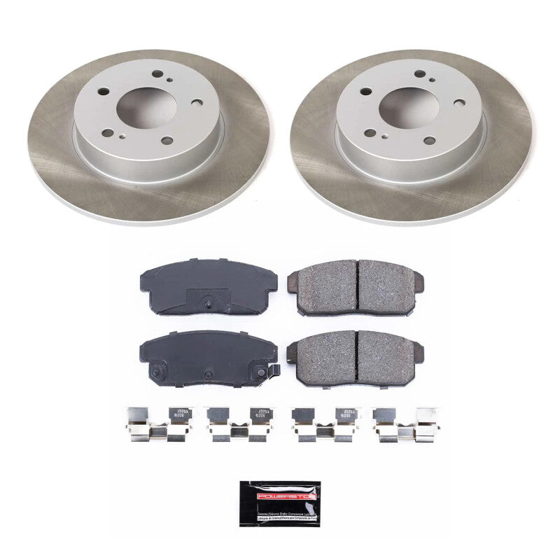 PowerStop Power Stop 01-03 Nissan Maxima Rear Semi-Coated Rotor Kit