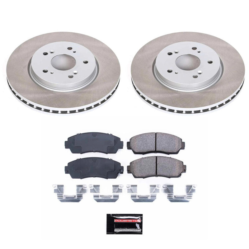 PowerStop Power Stop 2012 Honda Crosstour Front Semi-Coated Rotor Kit