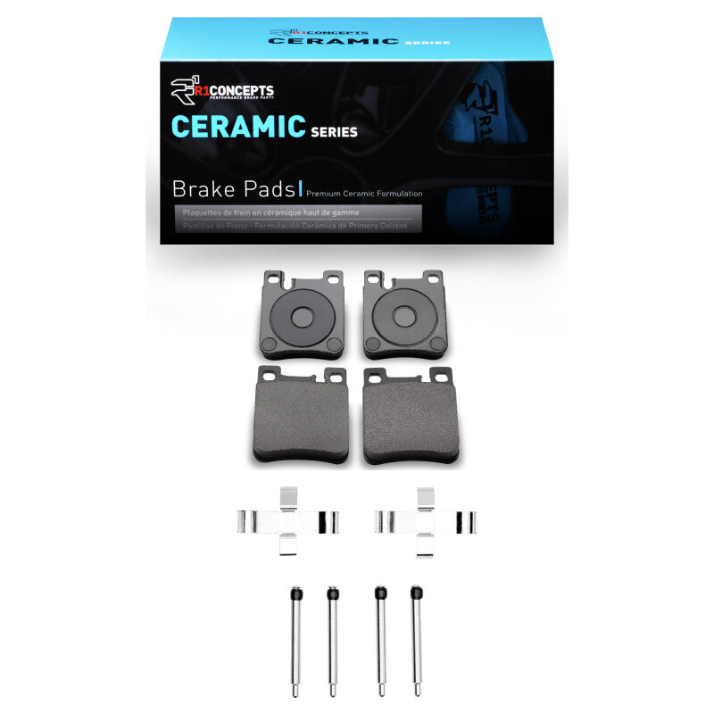 R1 Concepts R1 1991-2003 Mercedes-Benz S320 Rear R1 Ceramic Pads & Hardware Kit