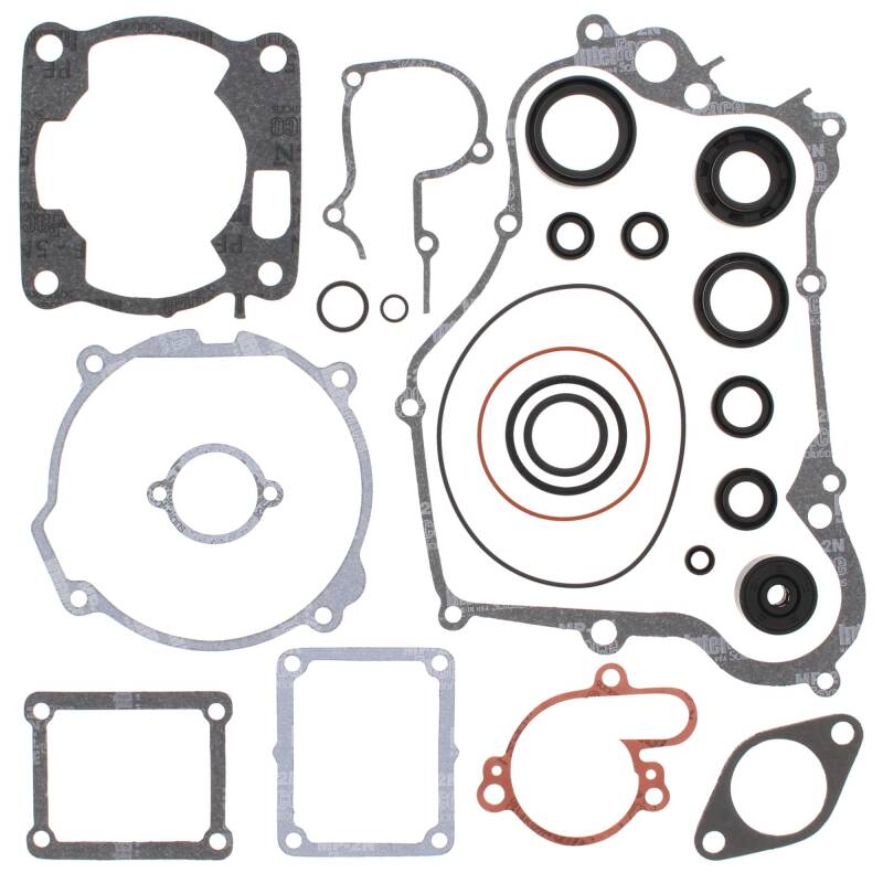 Vertex Pistons Vertex Gaskets 86-88 Yamaha YZ125 Complete Gasket Kit w/ Oil Seals