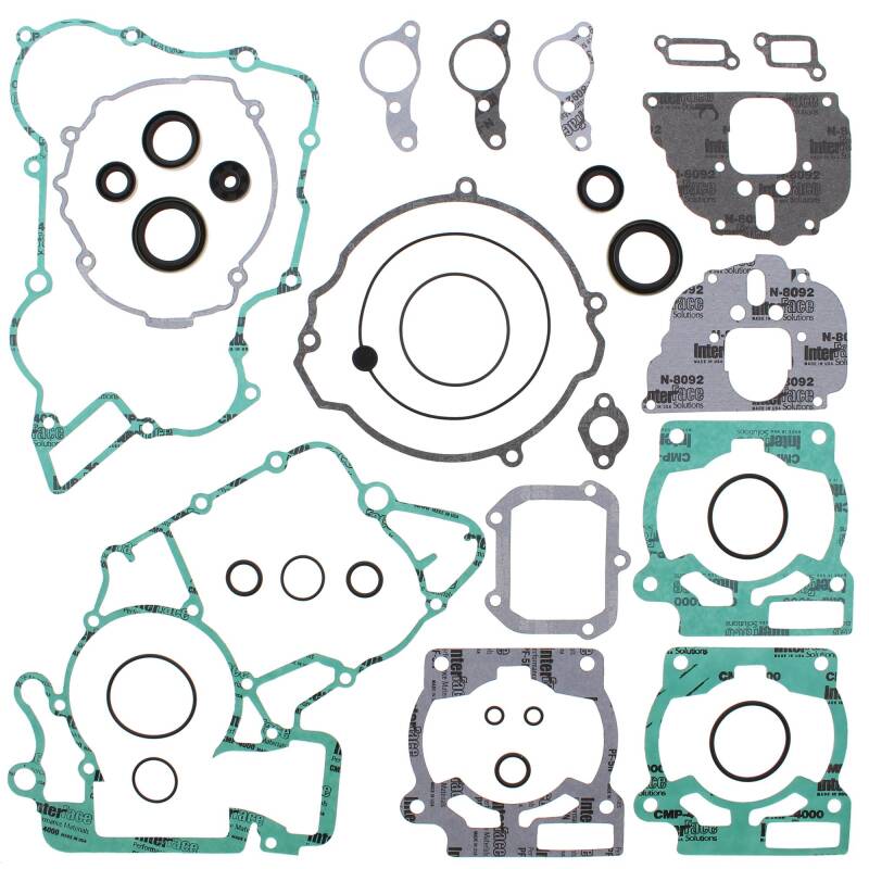 Vertex Pistons Vertex Gaskets 14-15 Husqvarna TC 125 Complete Gasket Kit w/ Oil Seals