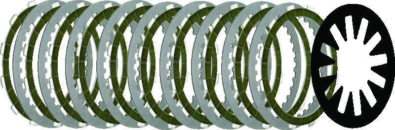TwinPower Twin Power 98-17 Big Twin Exc CVO S.E. and M8 Clutch Kit Extra Plate W/ Heavy Spring