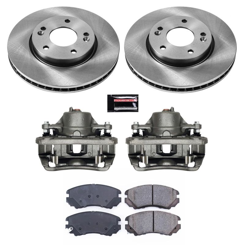 PowerStop Power Stop 10-11 Kia Soul Front Autospecialty Brake Kit w/Calipers