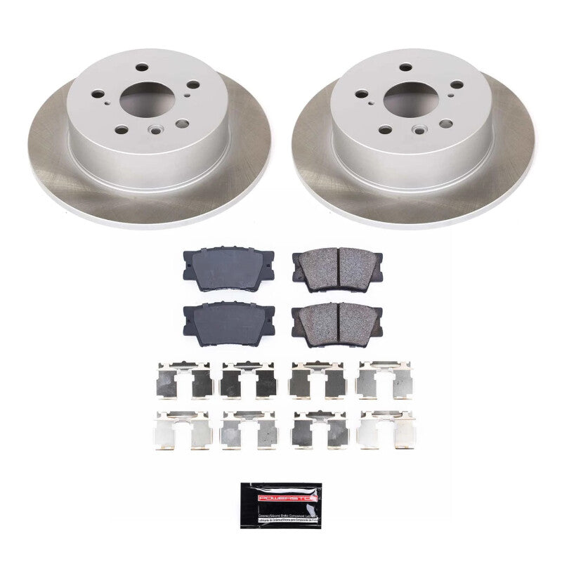 PowerStop Power Stop 07-11 Toyota Camry Rear Semi-Coated Rotor Kit