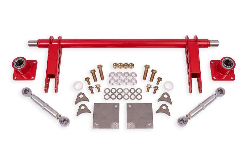 BMR Suspension BMR 79-04 Ford Mustang 1.375in Rear Weld-on Anti-roll Bar Kit Hollow - Red