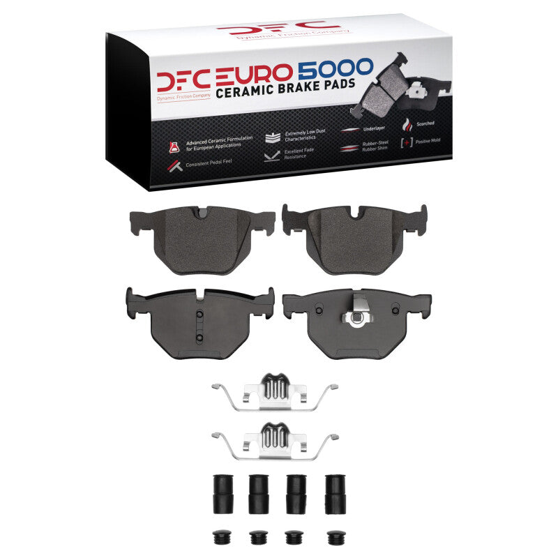 DFC 04-10 BMW 530i Rear Euro 5000 Ceramic Brake Pads and Hardware Kit