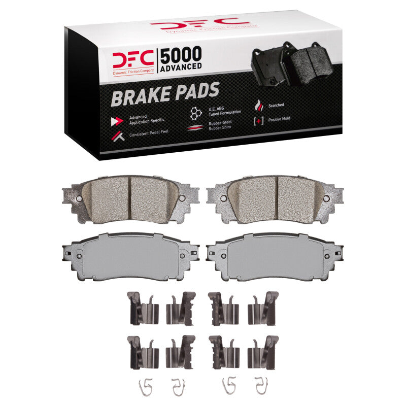 DFC 15-21 Lexus NX300h Rear 5000 Advanced Ceramic Brake Pads and Hardware Kit