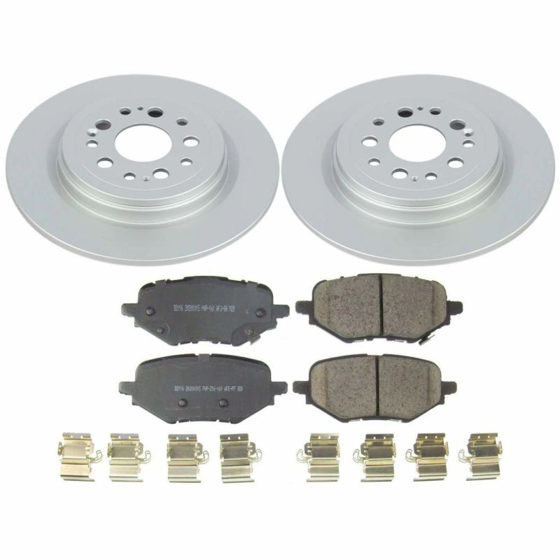 PowerStop Power Stop 17-19 Honda Clarity Rear Z17 Evolution Geomet Coated Brake Kit