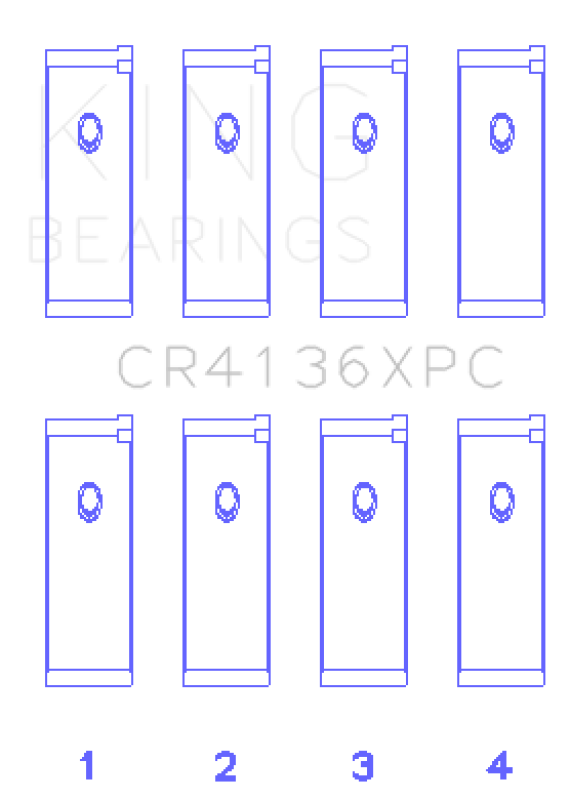 King Engine Bearings Nissan SR20DE 16V Connecting Rod Bearing Set