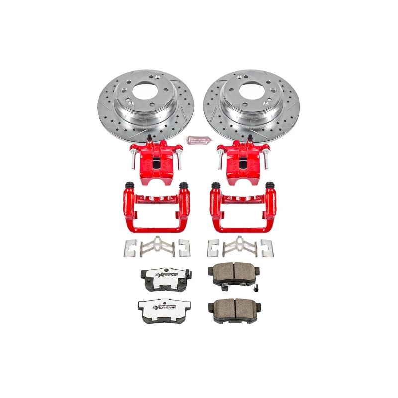 PowerStop Power Stop 99-01 Acura RL Rear Z26 Street Warrior Brake Kit w/Calipers