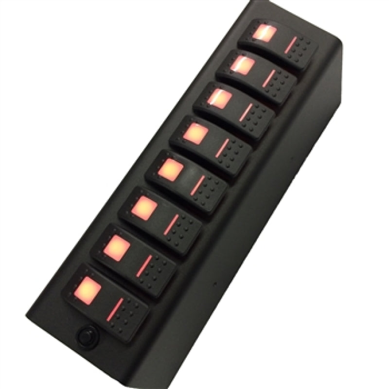 sPOD 09-18 Jeep Wrangler JK Add On Amber LED 8-Switch Panel for (for SourceSE)