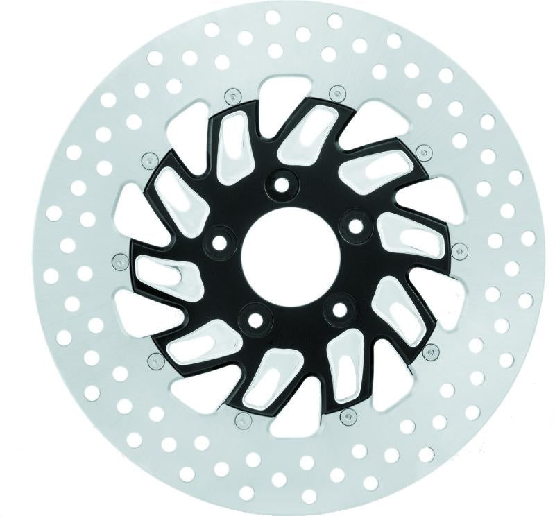 Performance Machine Disc/Carr 11.8 Supra Front Right - Contrast Cut Platinum