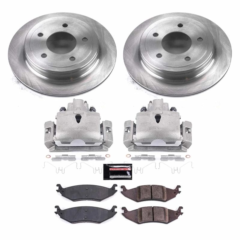 PowerStop Power Stop 04-05 Ford E-150 Club Wagon Rear Autospecialty Kit w/Cals