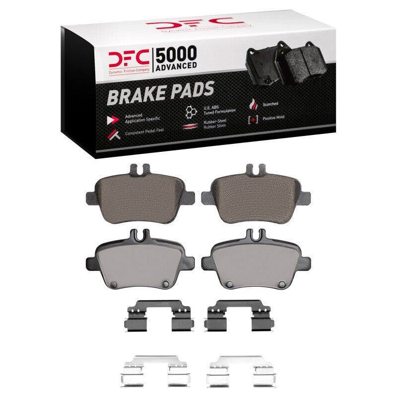 DFC 14-15 Mercedes-Benz CLA250 Rear 5000 Advanced Ceramic Brake Pads and Hardware Kit