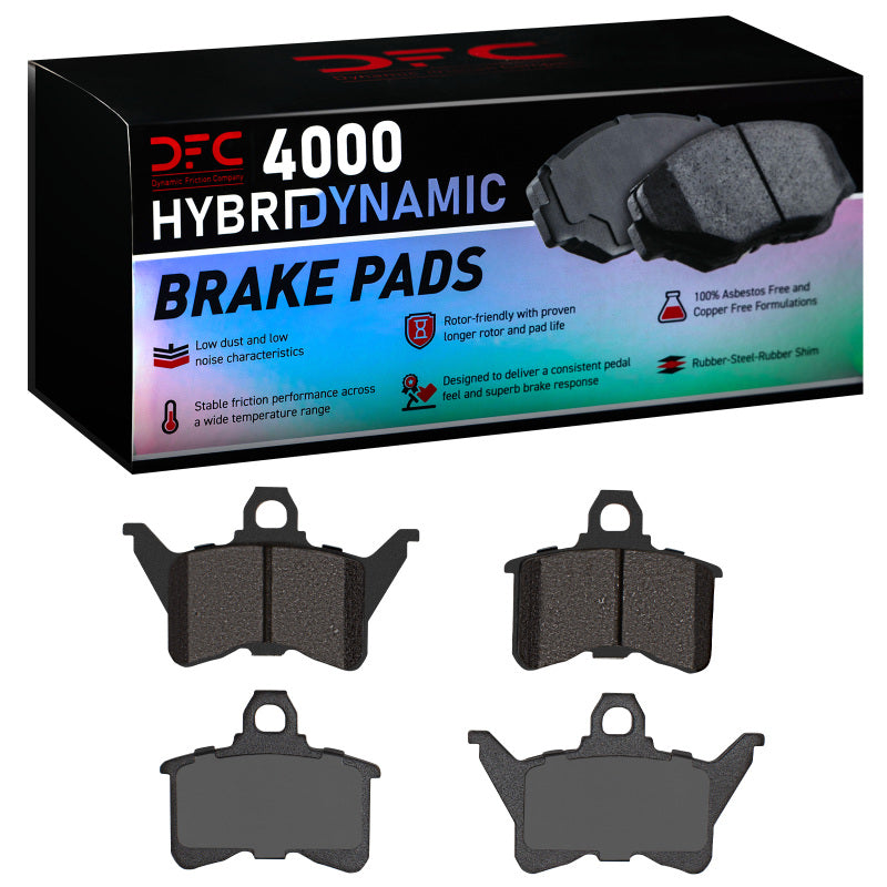 DFC 88-90 Dodge Dynasty Rear 4000 Hybridynamic Brake Pads
